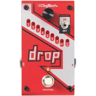 Imagem de Pedal de Efeito DigiTech The Drop Vermelho + Fonte
