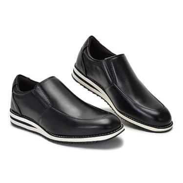 Imagem de Sapato Masculino Tênis Social Casual Sport Oxford Sapatênis Slip On Confort Macio Sem C...