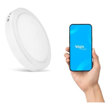 Imagem de Plafon Sobrepor Inteligente Led Redondo 18w Wifi Alexa Google ELGIN