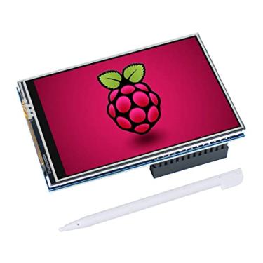 Imagem de Hosyond Tela sensível ao toque de 3,5 polegadas 480x320 TFT LCD SPI painel de exibição para Raspberry Pi A, B, A+, B+, 2B, 3B, 3B+, 4B