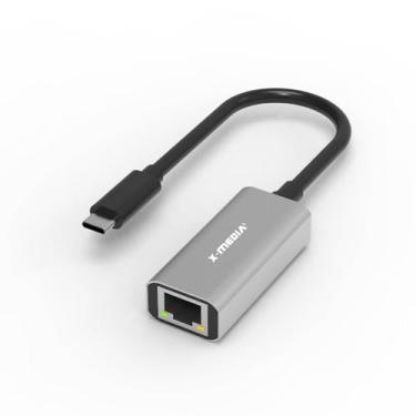 Imagem de X-MEDIA Adaptador de rede LAN Gigabit Ethernet XM-UE3000C USB 3.0 tipo C 10/100/1000Mbps, chipset Realtek RTL8153, compatível com Plug & Play, Windows 11 e Linux