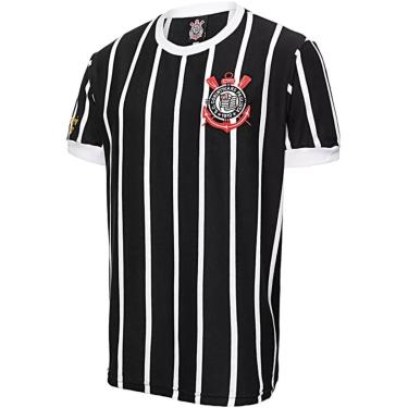 Imagem de Camiseta Esportiva Masculina Licenciada Corinthians Retrô 1982 Spr Sports - Kappa 82045-Masculino