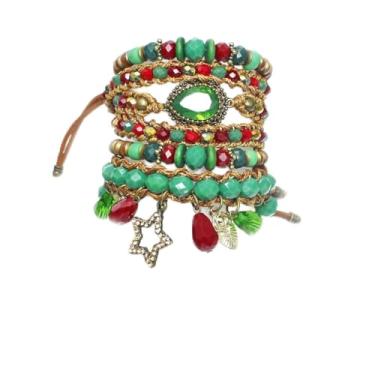 Imagem de Pulseira em cristais importados, ZAMAC, ABS | Bijuteria Feminina |CamargoMarkiori | PX-5133