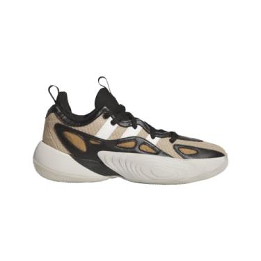 Imagem de adidas Tênis unissex Trae Young Unlimited 2 Low Trae, Bege mágico/branco nuvem/preto, 15.5 Women/14.5 Men