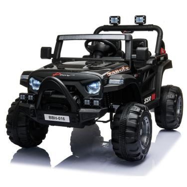 Imagem de Carro Elétrico 12v Infantil Motorizado Mini Jipe Thor Baby Style Preto