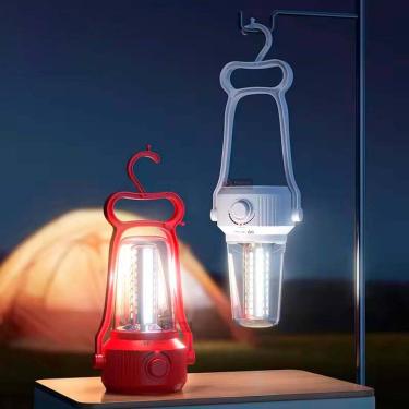 Imagem de Lanterna Lampião Led Luminária Abajur Recarregável Lampada de Emergencia Luz Trilha Chacara Lamparina Bivolt  e Solar