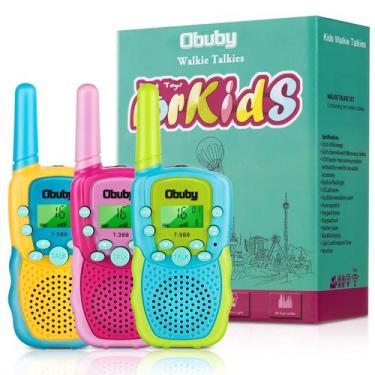 Imagem de Walkie Talkie Infantil 3km 22 Ch. C/ Lanterna Lcd E Presente P/ Menina