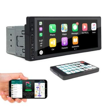 Imagem de Central Multimídia Polo 2008 2009 2010 2011 2012 2013 Bluetooth 1 Din 