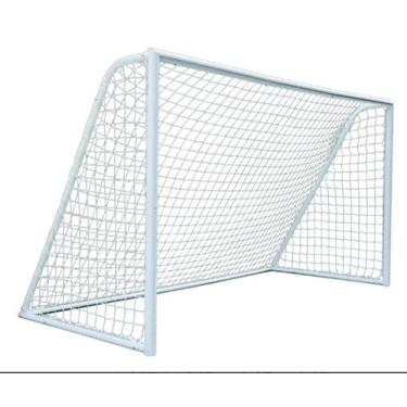 Imagem de Par Rede Gol Futsal Futebol De Salão Fio 4mm Proteção U.v8 - Convenien