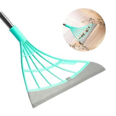 Imagem de Vassoura Mágica Rodo Silicone Tira Pelo Limpa Vidro Limpeza Multiuso -