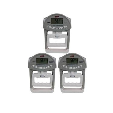 Imagem de Kit 3 Dinamômetro Digital Faixa 0 A 90Kg Manual Graduação 0.1Kg Mão Dm