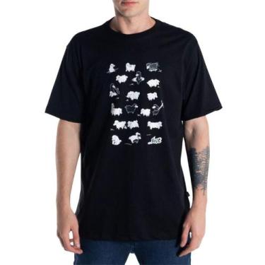 Imagem de Camiseta Lost Sheep Magazine SM23 Masculina Preto - ...Lost, GG, Preto