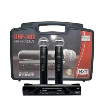 Imagem de Microfones Duplo Sem Fio Mxt Uhf-302 Dinâmico
