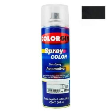 Imagem de Tinta Spray Preto Fosco 300ml - Colorgin - SHERWIN WILLIAMS