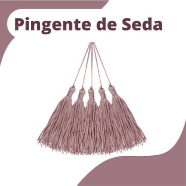 Imagem de Pingente De Seda Tassel - Franja - Chocolate - Com 50 Unidades - Nybc