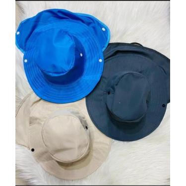 Imagem de Kit 03 Chapéu Pescador Australiano de Sol Infantil Com Protetor de Pes