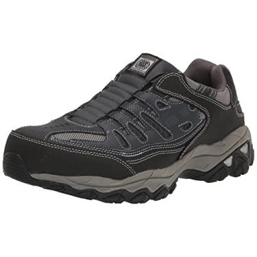 Imagem de Skechers Tênis masculino Cankton Ebbitt Steel Toe Construction Shoe, Azul-marinho/cinza, 46