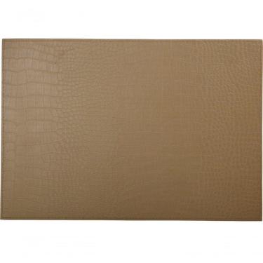 Imagem de Jogo Americano Alligator 1 Peça Em Couro 43x30cm Maxwell & Williams Marrom