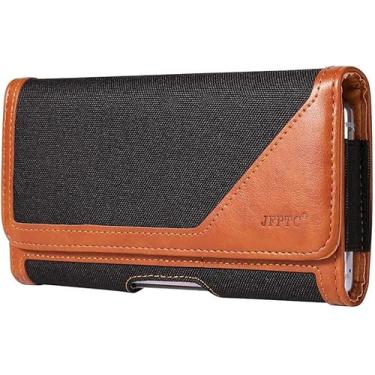 Imagem de Capa para celular Samsung Galaxy S24 Plus S23 FE S21 FE S20 FE S23+ S22+ A15 A54 A53 A52 Google Pixel 9 8a 8 7a 7 6 iPhone 15 11 Pro Max capa para celular com clipe de cinto bolsa para cartão (preto)