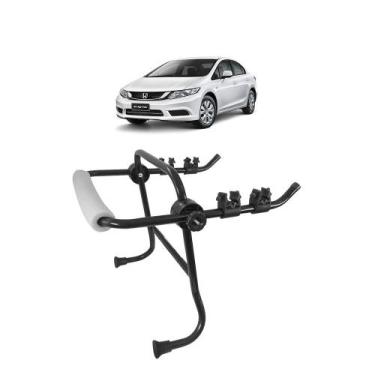 Imagem de Transbike Suporte Universal 2 Bicicletas Porta Mala Civic - METAL LINI