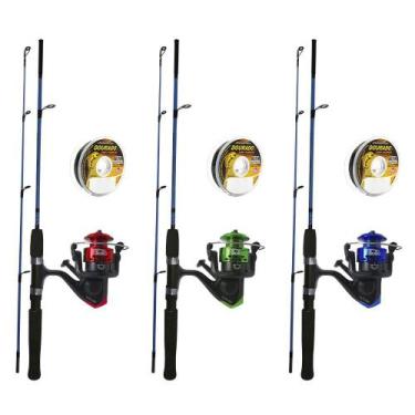 Imagem de Kit Vara  Molinete E Linha 1,20m Suporta Ate 10 Kilos - Summer