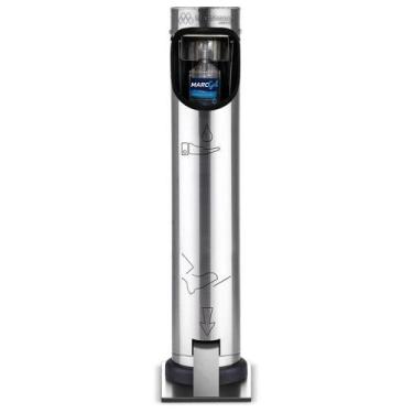 Imagem de Dispenser Totem para Álcool Gel em Aço Inox Marcgel Marchesoni