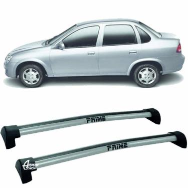 Imagem de Rack Teto Aluminio Prime GM Corsa Classic 09/ 16 Prata PR010