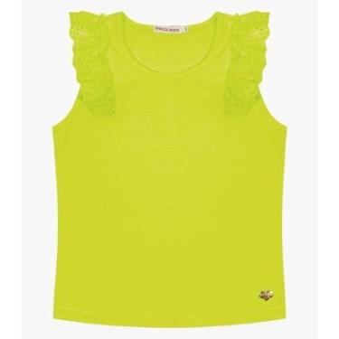 Imagem de Regata Infantil Feminina Trick Nick Verde-Feminino