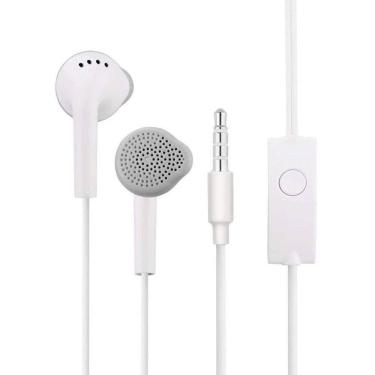 Imagem de Fone De Ouvido P2 Estéreo Com Microfone Earphone Branco