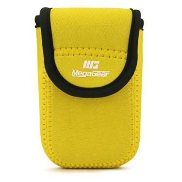 Imagem de MegaGear MG1855 Ultra Leve Neoprene Capa para Câmera Compatível com Nikon Coolpix W300, AW130, Ricoh WG-50, WG-30W - Amarelo