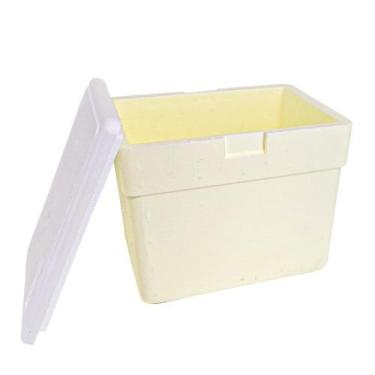 Imagem de Caixa de Isopor com Alça 18 Litros Amarela - Kisotherm