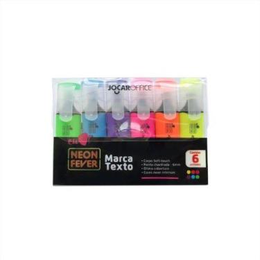Imagem de Caneta Marca Texto Neon Fever 6 cores Jocar Office - Leonora