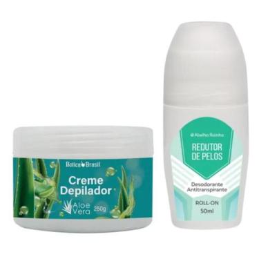 Imagem de Kit Depilador Sem Dor e Redutor de Pelos - ABELHA RAINHA