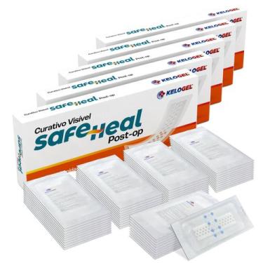Imagem de CURATIVO VISÍVEL SAFE HEAL POST-OP 10x20 (5x15) 50UN KELOGEL, 10X20CM