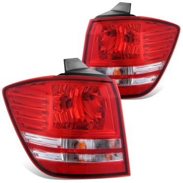 Imagem de DNA MOTORING Par de lâmpadas traseiras traseiras, esquerdas, direitas compatíveis com Journey 2009-2020, sem LED, OEM-TL-028