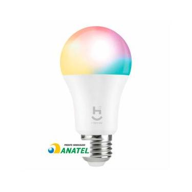 Imagem de Lâmpada LED Inteligente RGB+W 2700-6500K soquete E27 Wi-Fi & Bluetooth -  HI GEONAV