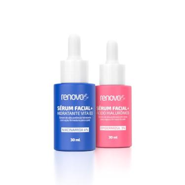 Imagem de Sérum Ácido Hialurônico + Sérum Hidratante - Renova Be (Sérum Ácido Hialurônico - Vitamina B3)