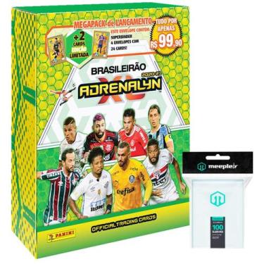 Imagem de Kit Adrenalyn Brasileirão 2020 + Sleeves Porta Cards Limited - Panini
