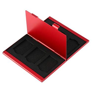 Imagem de Caixa de Armazenamento de Alumínio Portátil para 6PCS SD Memory Cards Protector Easy Carry