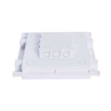 Imagem de Caixa Quadrada Plasled de Embutir LED para Laje 24W PVC, BRANCA