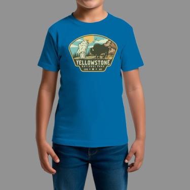 Imagem de Camisetas Infatil Básica Masculina Moda De Country confortável Manga C