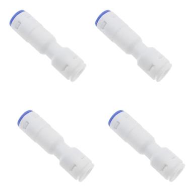 Imagem de OZXNO 4 peças de acessórios de conexão rápida Ro de plástico 1/10.2 cm empurrar para conectar válvula de retenção unidirecional para filtro de água de osmose reversa