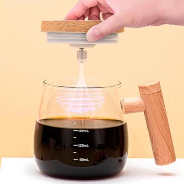 Imagem de Caneca Mixer Elétrica Portátil 400ml - Caneca de Agitação Elétrica Automática - Misturador de Shake - Misturadora de Café de Chá de Leite de Chocolate
