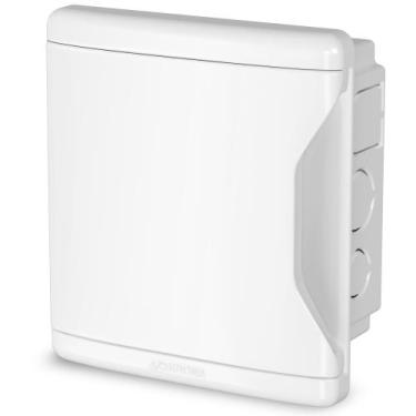 Imagem de Quadro distribuição embutir 4d/3n branco sem barramento krona