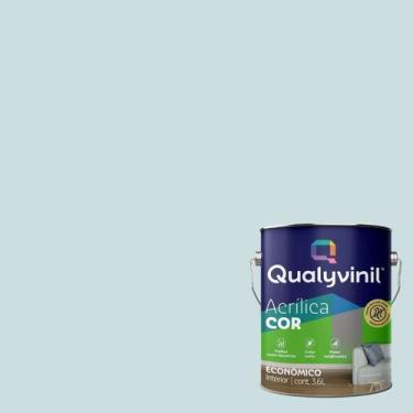 Imagem de Tinta Acrílica Econômica Cor Qualyvinil 3,6.L, Pavão