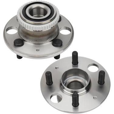 Imagem de Hub e rolamento da roda traseira DRIVESTAR 513105 para Acura Integra 90 91 92 93 94 95 96, 97-01 Integra GS/GS-R/LS, 95-97 Honda Civic Del Sol disco traseiro apenas, 92-00 Civic exclui SI e Tipo R 4-Lug com ABS-Par