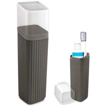 Imagem de Porta Escova De Dente Creme Dental Para Bolsa E Viagem - Usual Utilida