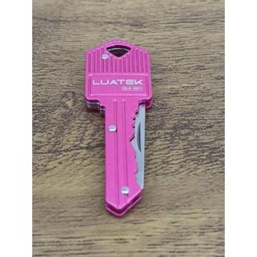 Imagem de Canivete Chaveiro Mini Faca Dobrável Escondida porta-chaves - Luatek, 