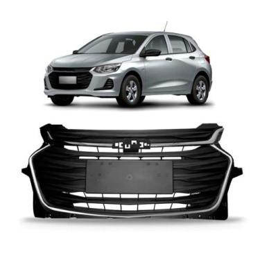 Imagem de Grade radiador onix 2020 a 2022 c/ friso cromado - SP ACESSÓRIOS