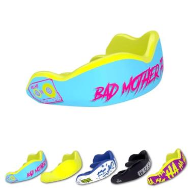 Imagem de DAMAGE CONTROL Protetor bucal de alto impacto – Protetor bucal esportivo para boxe, futebol, hóquei, lacrosse e basquete, protege dentes e mandíbula, bocal protetor para adultos e jovens (adulto, BMF